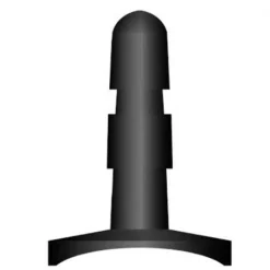 All Black Adaptateur Plug Pour Godes Hung System