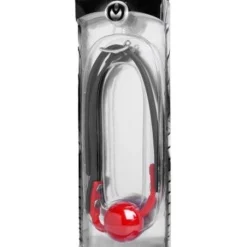 Master Series Bâillon-boule Pleine Noir/rouge 5 Master Series Bâillon-boule Pleine Noir/rouge -Pas Cher Vestiaire Fetish Magasin baillon boule pleine noirrouge 2