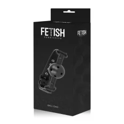 Fetish Bâillon-boule Respirant En Cuir Vegan -Pas Cher Vestiaire Fetish Magasin baillon boule respirant en cuir vegan 3