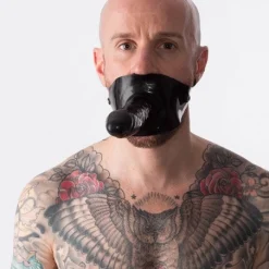 Rubber Fetish Baillon Gode Latex 6 Rubber Fetish Baillon Gode Latex -Pas Cher Vestiaire Fetish Magasin baillon gode latex 2