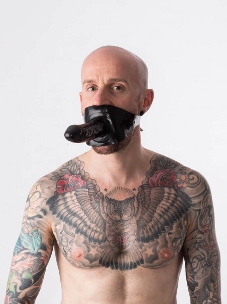 Rubber Fetish Baillon Gode Latex 1 Rubber Fetish Baillon Gode Latex