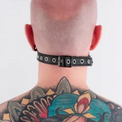 RoB Accessoires Baillon Plug Cuir -Pas Cher Vestiaire Fetish Magasin baillon plug cuir 5