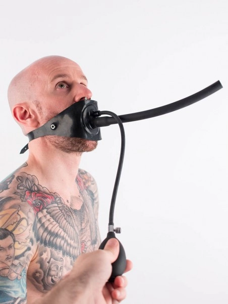 Rubber Fetish Baillon Tube Gonflable Avec Sangle Latex 2 Rubber Fetish Baillon Tube Gonflable Avec Sangle Latex – Image 2