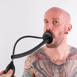 Rubber Fetish Baillon Tube Gonflable Latex 5 Rubber Fetish Baillon Tube Gonflable Latex -Pas Cher Vestiaire Fetish Magasin baillon tube gonflable latex 2