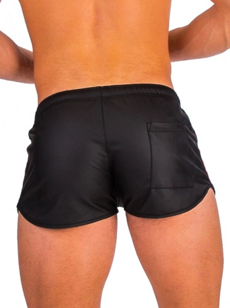 Barcode Berlin Short Byron Bandes Rouges 2 Barcode Berlin Short Byron Bandes Rouges – Image 2