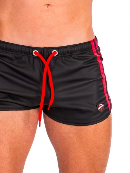 Barcode Berlin Short Byron Bandes Rouges 1 Barcode Berlin Short Byron Bandes Rouges