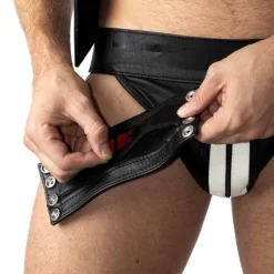 RoB Accessoires Bracelet Porte-billets Bande Blanc Cuir 6 RoB Accessoires Bracelet Porte-billets Bande Blanc Cuir -Pas Cher Vestiaire Fetish Magasin bracelet porte billets bande blanc cuir 2