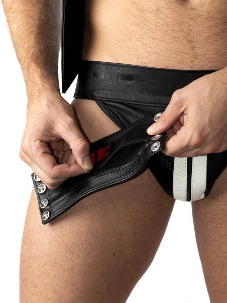 RoB Accessoires Bracelet Porte-billets Bande Blanc Cuir 3 RoB Accessoires Bracelet Porte-billets Bande Blanc Cuir – Image 3