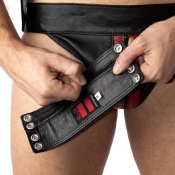 RoB Accessoires Bracelet Porte-billets Fist-Fucking Bande Centrale Cuir -Pas Cher Vestiaire Fetish Magasin bracelet porte billets fist fucking bande centrale cuir 3