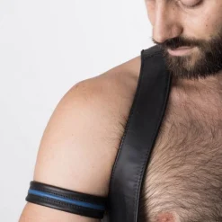 RoB Accessoires Brassard Cuir Ajustable -Pas Cher Vestiaire Fetish Magasin brassard cuir ajustable 10