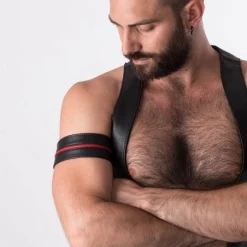 RoB Accessoires Brassard Large Ajustable Pressions -Pas Cher Vestiaire Fetish Magasin brassard large ajustable pressions 20