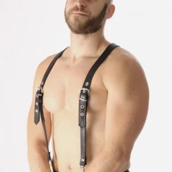 Rob Bretelles Fines Cuir -Pas Cher Vestiaire Fetish Magasin bretelles fines cuir 3