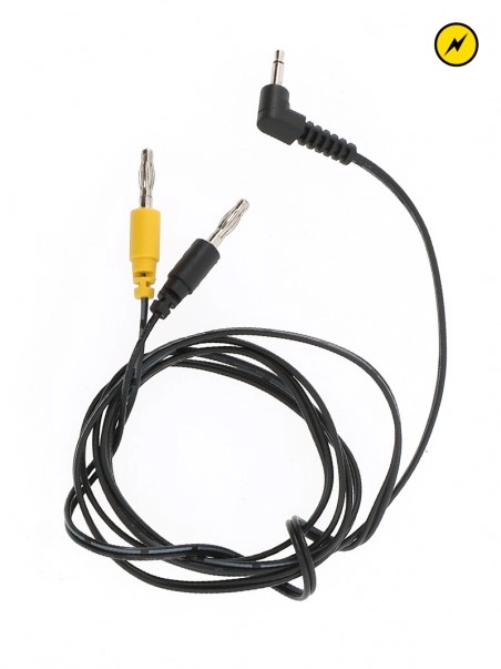 E-Stim Systems Cable électro 4 Mm à Jack 3,5 Mm 1 E-Stim Systems Cable électro 4 Mm à Jack 3,5 Mm