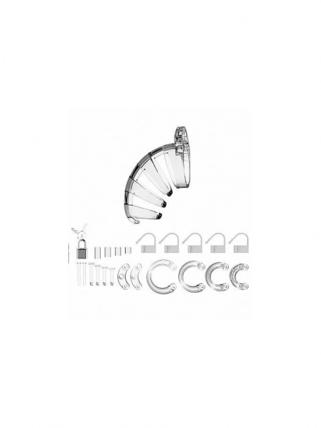 Cage De Chasteté Rigide "02" (translucide) - Mancage 2 Cage De Chasteté Rigide "02" (translucide) - Mancage – Image 2