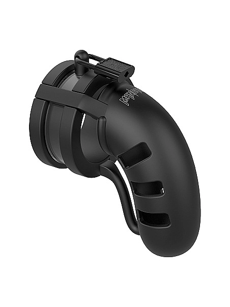 Cage De Chasteté Souple Avec Séparateur De Couilles "19" (noire) - Mancage 1 Cage De Chasteté Souple Avec Séparateur De Couilles "19" (noire) - Mancage