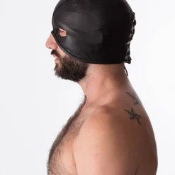 RoB Accessoires Cagoule BDSM En Cuir 6 RoB Accessoires Cagoule BDSM En Cuir -Pas Cher Vestiaire Fetish Magasin cagoule bdsm en cuir 2