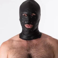 RoB Accessoires Cagoule Blackout Cuir -Pas Cher Vestiaire Fetish Magasin cagoule blackout cuir 3