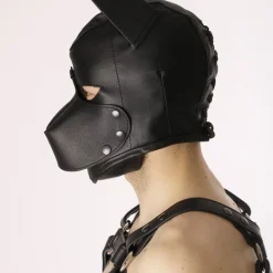 Bruthal Gear Cagoule Chien Cuir -Pas Cher Vestiaire Fetish Magasin cagoule chien cuir bruthal gear 3