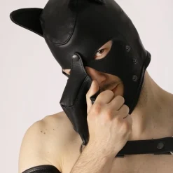 Bruthal Gear Cagoule Chien Cuir -Pas Cher Vestiaire Fetish Magasin cagoule chien cuir bruthal gear 6