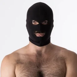 Autres Cagoule Spandex, 3 Trous -Pas Cher Vestiaire Fetish Magasin cagoule spandex 3