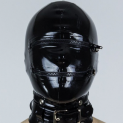 Cagoule Totale En Latex Avec Zip Et Cadenas - Latex 101 -Pas Cher Vestiaire Fetish Magasin cagoule totale en latex avec zip et cadenas latex 101 3