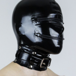 Cagoule Totale En Latex Avec Zip Et Cadenas - Latex 101 -Pas Cher Vestiaire Fetish Magasin cagoule totale en latex avec zip et cadenas latex 101 4