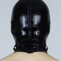 Cagoule Totale En Latex Avec Zip Et Cadenas - Latex 101 -Pas Cher Vestiaire Fetish Magasin cagoule totale en latex avec zip et cadenas latex 101 5