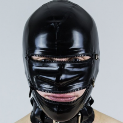 Cagoule Totale En Latex Avec Zip Et Cadenas - Latex 101 -Pas Cher Vestiaire Fetish Magasin cagoule totale en latex avec zip et cadenas latex 101 6