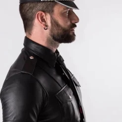 Rob Casquette Chaine Cuir 7 Rob Casquette Chaine Cuir -Pas Cher Vestiaire Fetish Magasin casquette chaine cuir 2