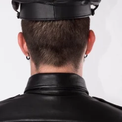 Rob Casquette Chaine Cuir 8 Rob Casquette Chaine Cuir -Pas Cher Vestiaire Fetish Magasin casquette chaine cuir 3