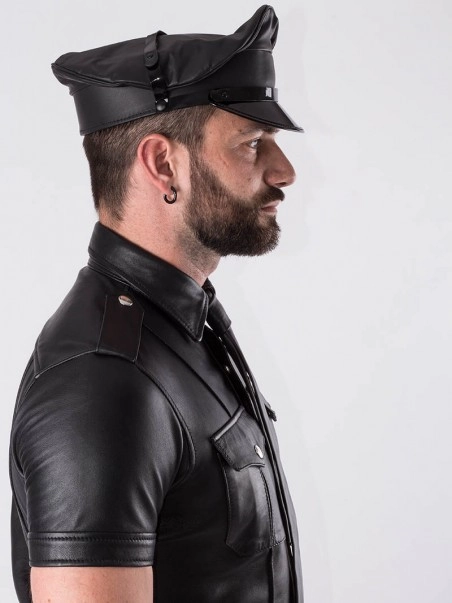 Rob Casquette Militaire Cuir 3 Rob Casquette Militaire Cuir – Image 3