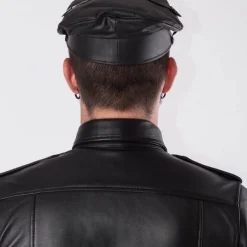 Rob Casquette Militaire Cuir 9 Rob Casquette Militaire Cuir -Pas Cher Vestiaire Fetish Magasin casquette militaire cuir 4