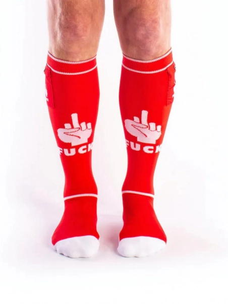 Brutus Chaussettes Hautes Party Socks Fuck (plusieurs Coloris) 1 Brutus Chaussettes Hautes Party Socks Fuck (plusieurs Coloris)