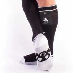 Brutus Chaussettes Hautes Party Socks Gas Mask (plusieurs Coloris) -Pas Cher Vestiaire Fetish Magasin chaussettes hautes party socks mask plusieurs coloris 7