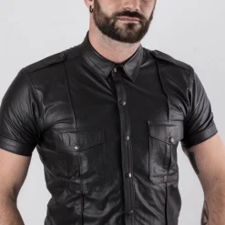 Bruthal Gear Chemise Fit Bruthal Cuir -Pas Cher Vestiaire Fetish Magasin chemise fit bruthal cuir 3