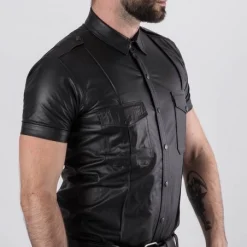 Bruthal Gear Chemise Fit Bruthal Cuir -Pas Cher Vestiaire Fetish Magasin chemise fit bruthal cuir 4