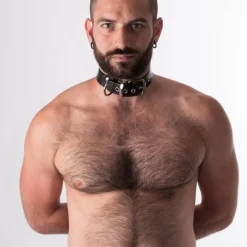 RoB Accessoires Collier Et Menottes De Contraintes Cuir -Pas Cher Vestiaire Fetish Magasin collier et menottes de contraintes cuir 3