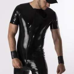 RoB Latex Et Néoprène Combinaison Courte Latex -Pas Cher Vestiaire Fetish Magasin combinaison courte latex 4