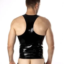 RoB Latex Et Néoprène Débardeur Zip Bandes Jaunes Latex 7 RoB Latex Et Néoprène Débardeur Zip Bandes Jaunes Latex -Pas Cher Vestiaire Fetish Magasin debardeur zip bandes jaunes latex 3