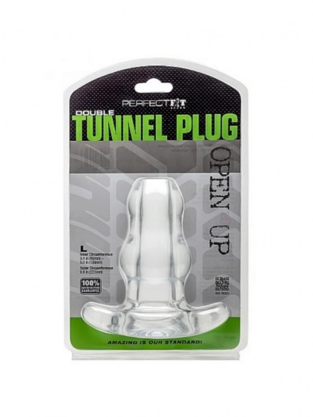 Double Plug Tunnel Creux (translucide) - Perfect Fit 3 Double Plug Tunnel Creux (translucide) - Perfect Fit – Image 3