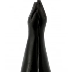 All Black Gode 2 Mains Noir 40 X 11.8 Cm -Pas Cher Vestiaire Fetish Magasin gode 2 mains noir 3