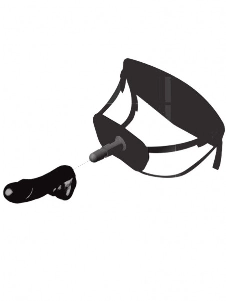 All Black Gode Cesar 19 Cm X 4.8 Cm Hung System 3 All Black Gode Cesar 19 Cm X 4.8 Cm Hung System – Image 3