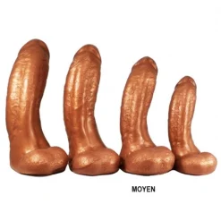 Square Peg Gode Mel Moyen 22,9 Cm X 5,6 Cm -Pas Cher Vestiaire Fetish Magasin gode mel moyen 4