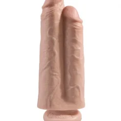 Pipedream Gode Ventouse Double King Cock 25,4 Cm X 7,3 Cm -Pas Cher Vestiaire Fetish Magasin gode ventouse double king cock 2