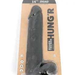 Gode Hung'r Bruno 37 X 7.7 Cm -Pas Cher Vestiaire Fetish Magasin gode xxl gay bruno 5