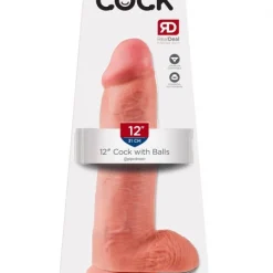 Pipedream Gros Gode King Cock Réaliste 12' - 30,5 X 7,6 Cm -Pas Cher Vestiaire Fetish Magasin gros gode realiste 30 cm 4
