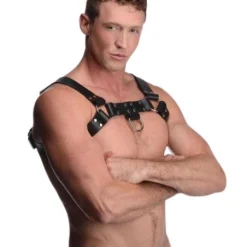Harnais De Torse Avec Cockring - Strict Leather -Pas Cher Vestiaire Fetish Magasin harnais de torse avec cockring strict leather 3