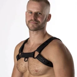 665 Harnais H Bulldog Néoprène 6 665 Harnais H Bulldog Néoprène -Pas Cher Vestiaire Fetish Magasin harnais h bulldog neoprene 665 2