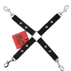 The Red Hog Tie Cuir Long -Pas Cher Vestiaire Fetish Magasin hog tie 4