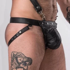 Bruthal Gear Jockstrap All Black Bruthal Cuir 13 Bruthal Gear Jockstrap All Black Bruthal Cuir -Pas Cher Vestiaire Fetish Magasin jockstrap all black bruthal cuir 5